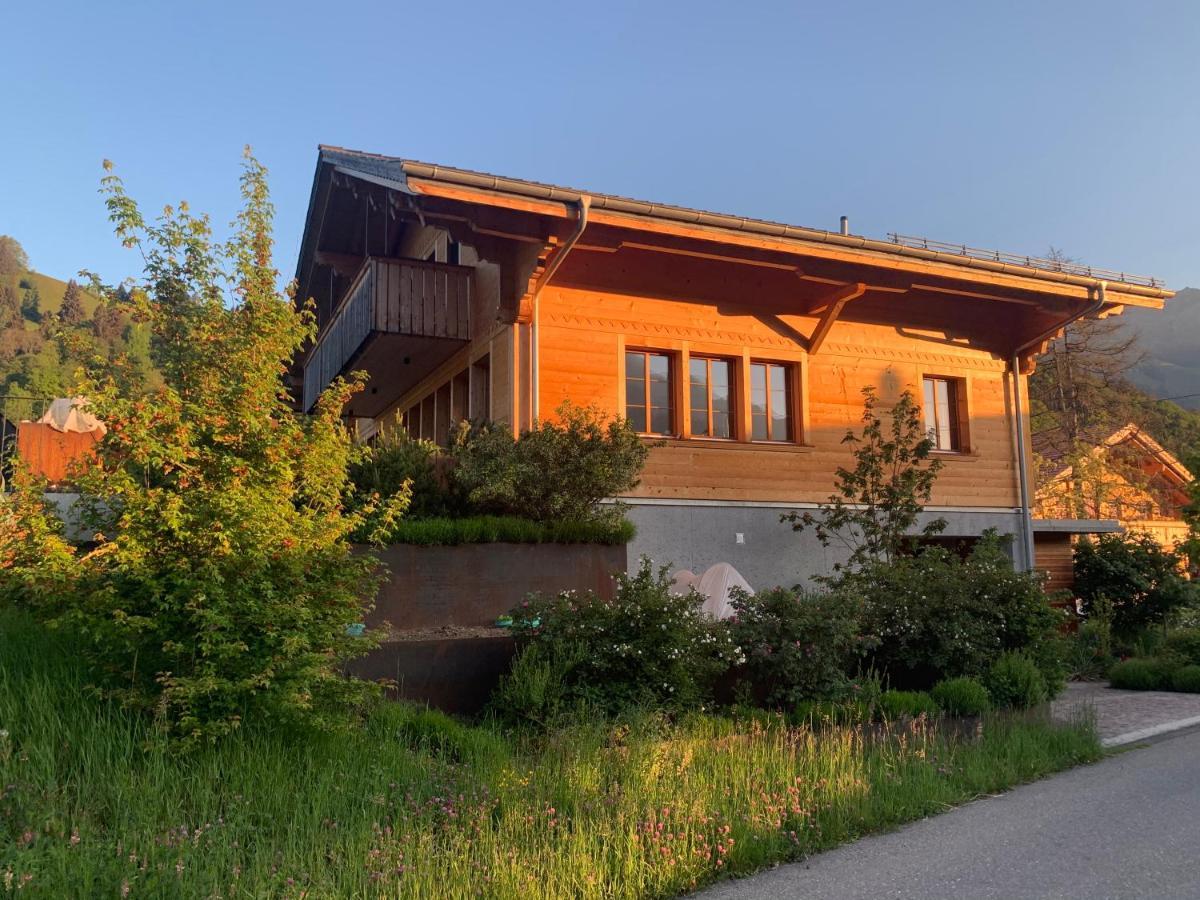 Chalet Park Apartment Mit Sauna Hamam Diemtigen ภายนอก รูปภาพ